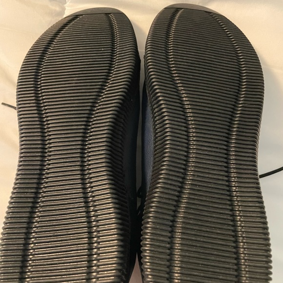 Men’s Sneaker - The Mumbai Navy Blue Leather - Vinci Leather, Size 12 - Picture 6 of 6